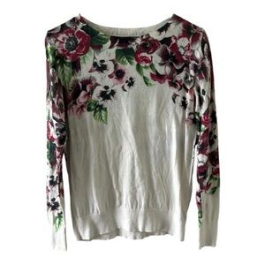 Halogen Floral Long Sleeve Sweater – Size Small